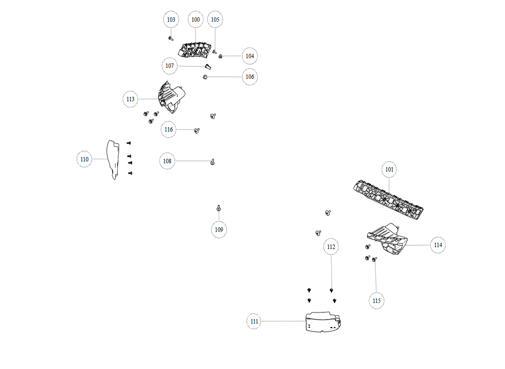 scheme for rear bumper