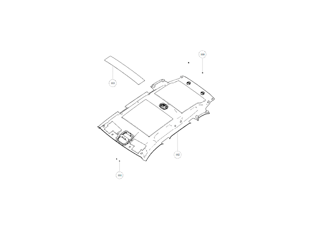 scheme for inr trim panel,roof