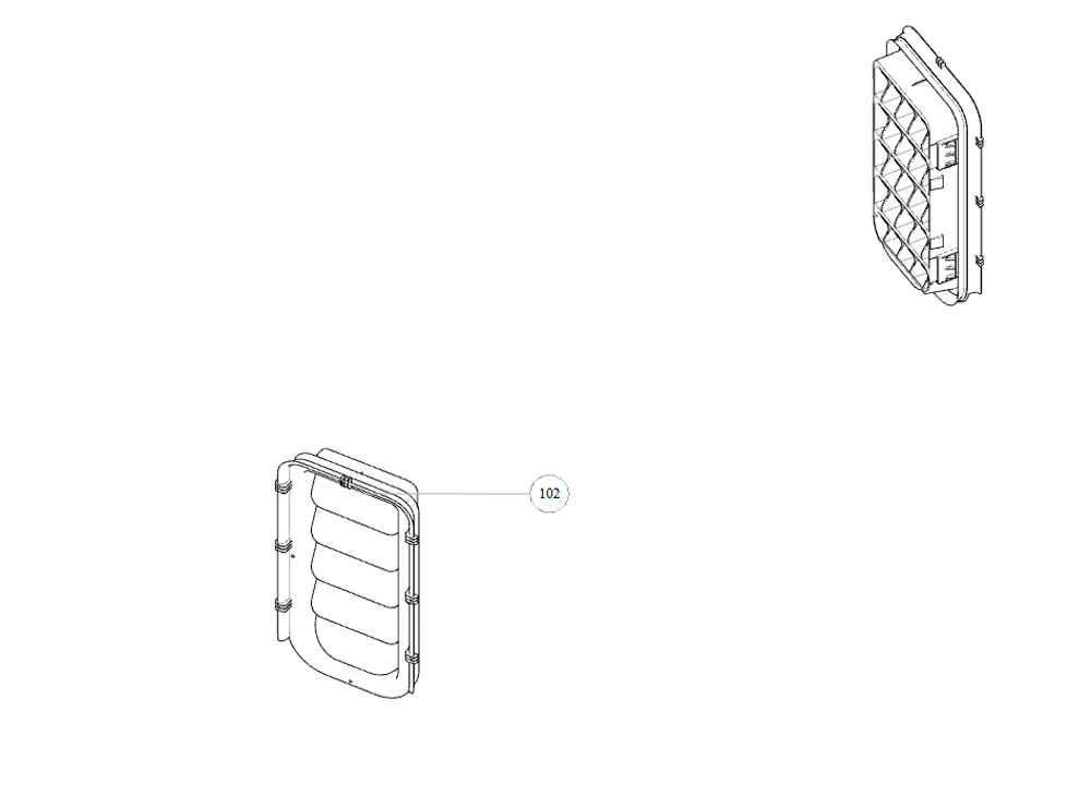 scheme for cab air outlet