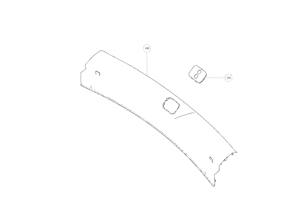 scheme for rear trim panel