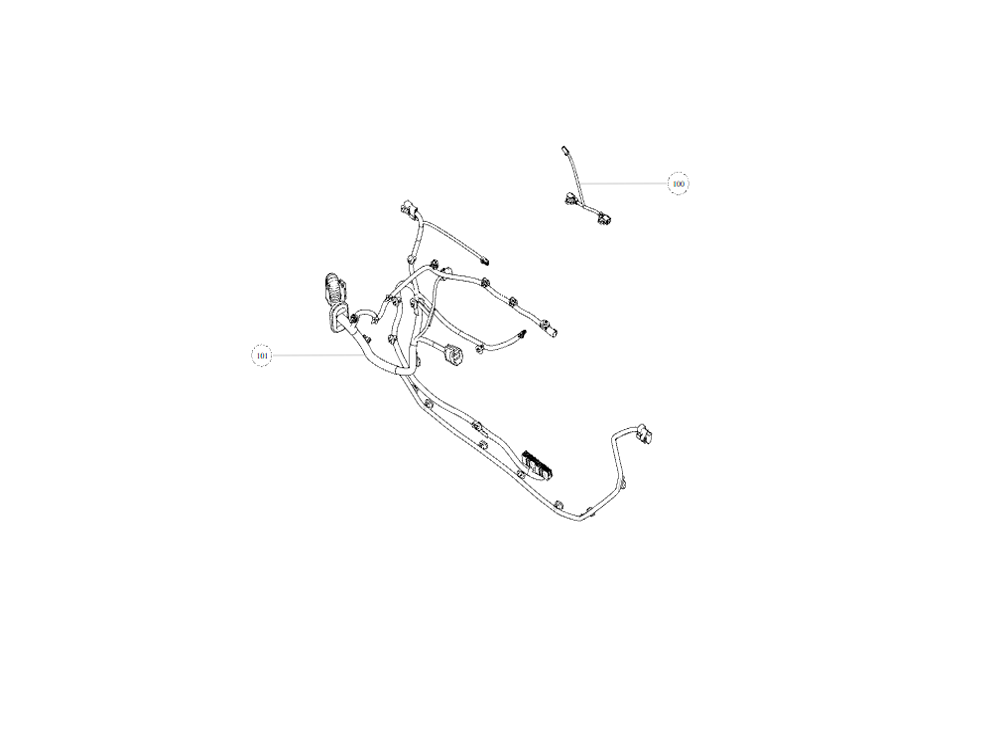 scheme for harness,LH FR door