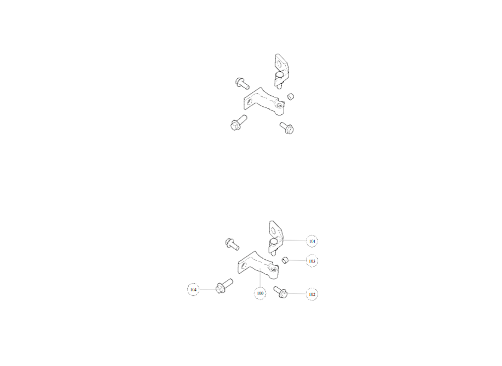 scheme for hinge,LH RR door