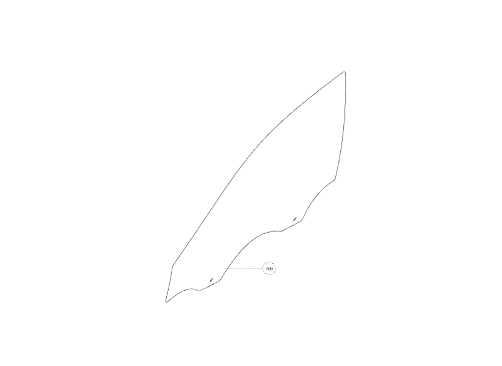 scheme for glass,LH FR door