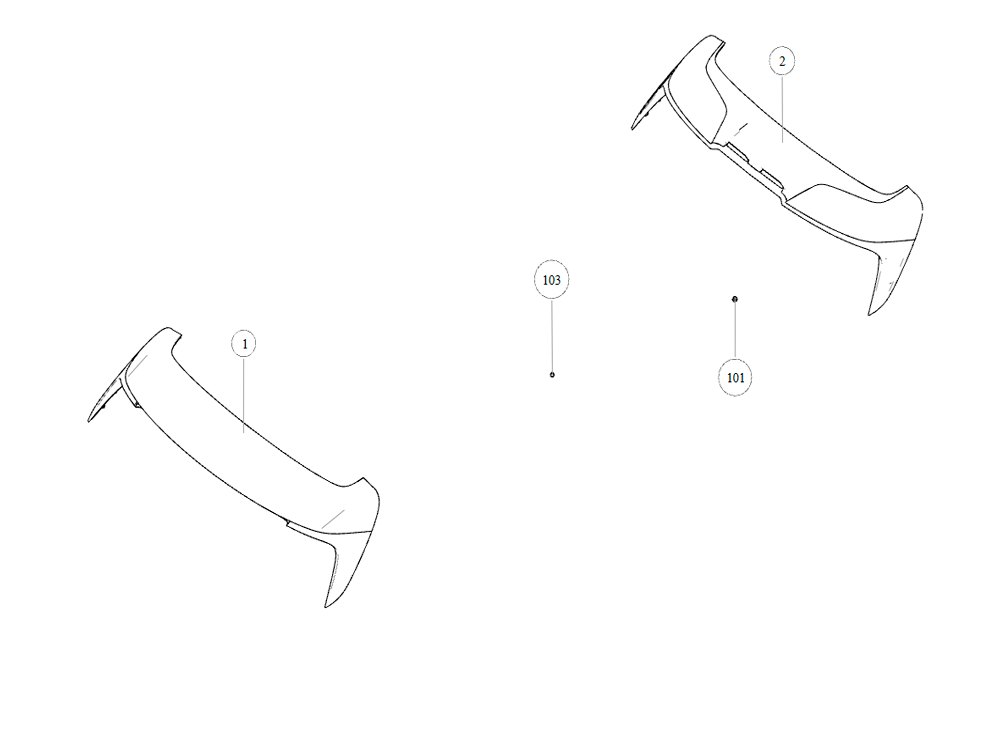 scheme for rear spoiler