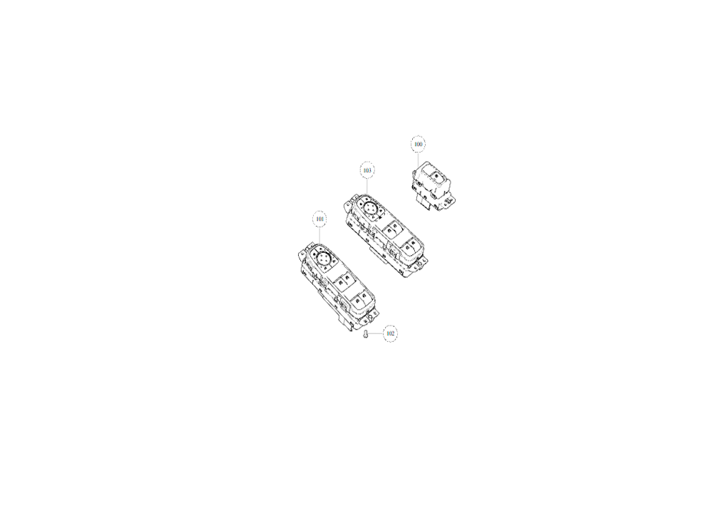 scheme for switch,RH FR door