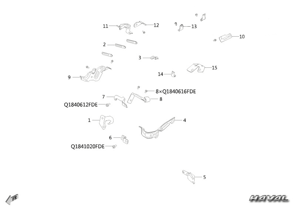 scheme for жгут проводов багажного отсек