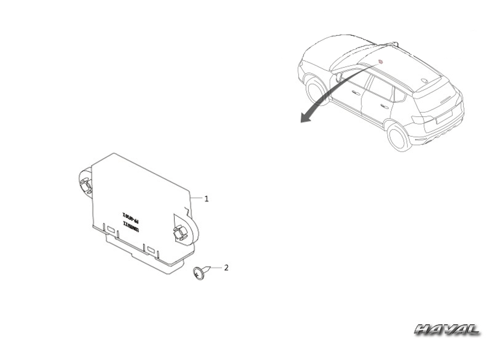 scheme for модуль пассажирской двери
