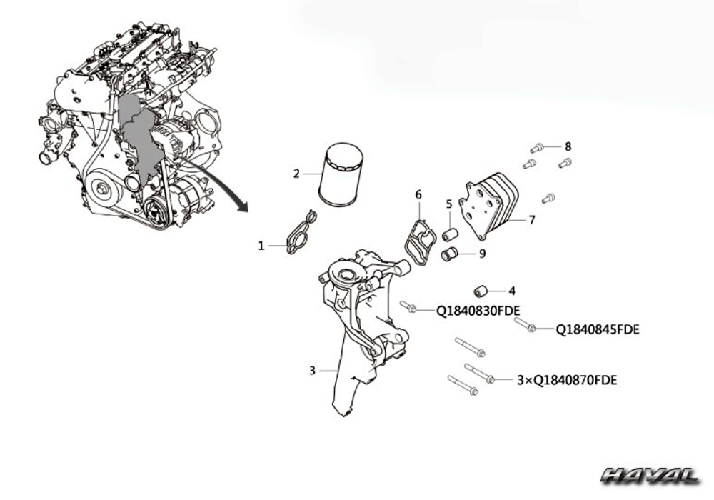 scheme for масляный радиатор
