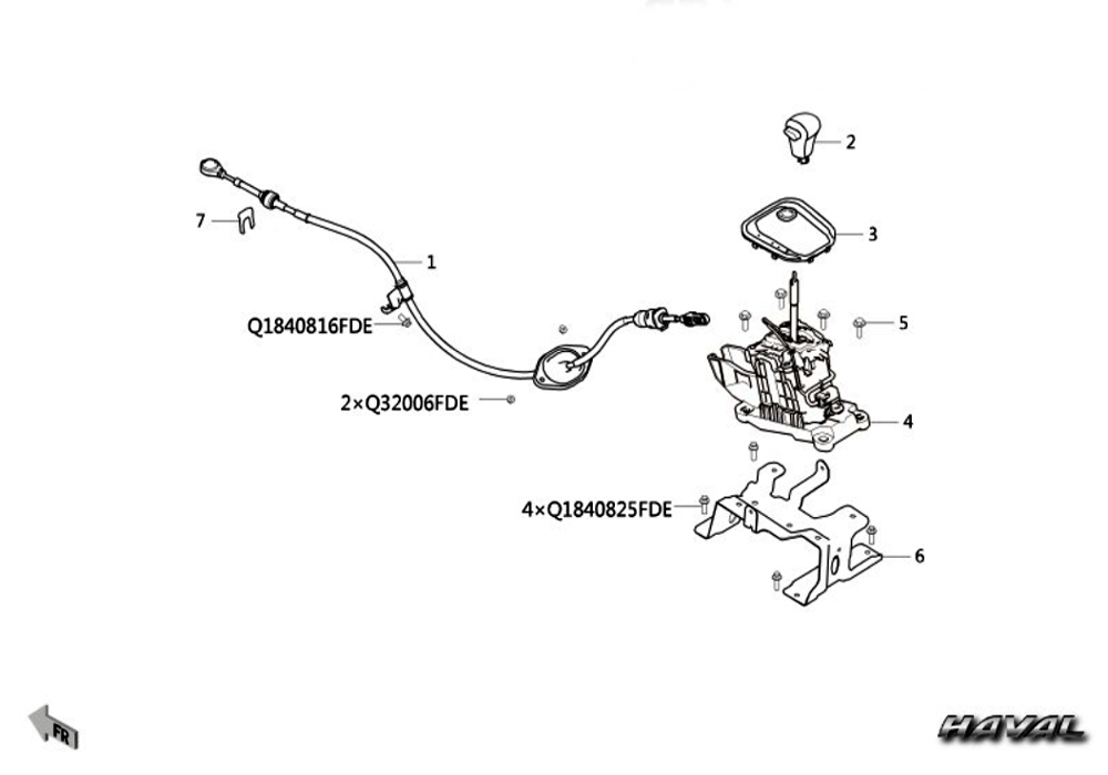 scheme for механизм переключения передач KZ70-15-12-DLKZ