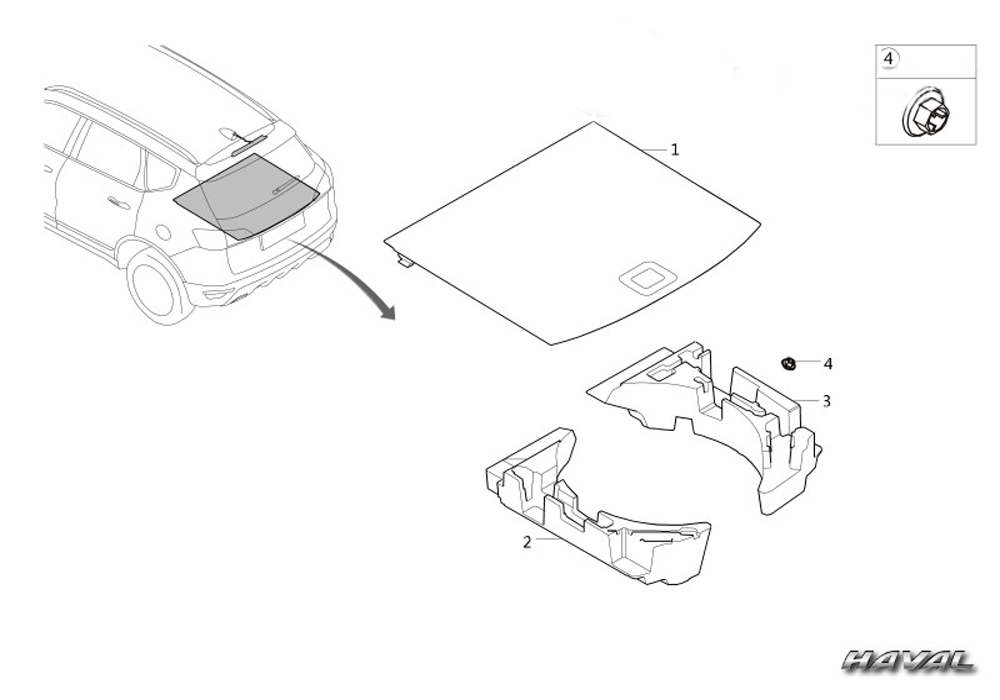 scheme for отделка багажное отделение