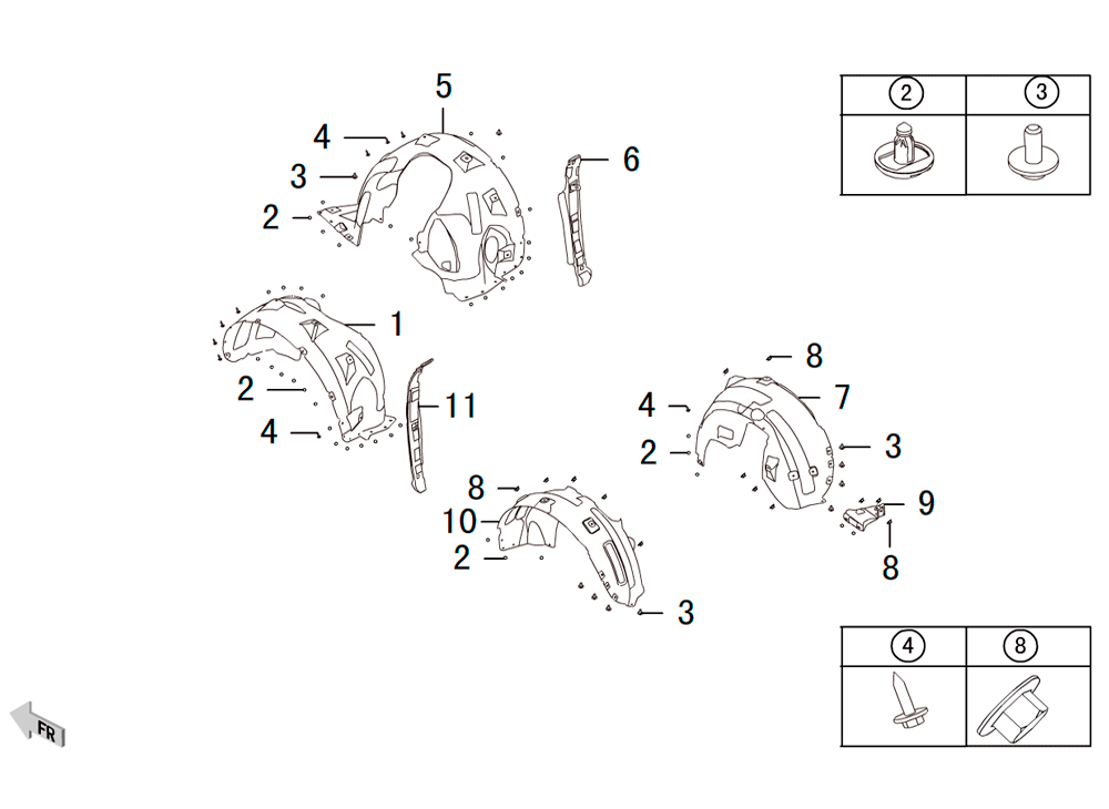 scheme for колёсные арки