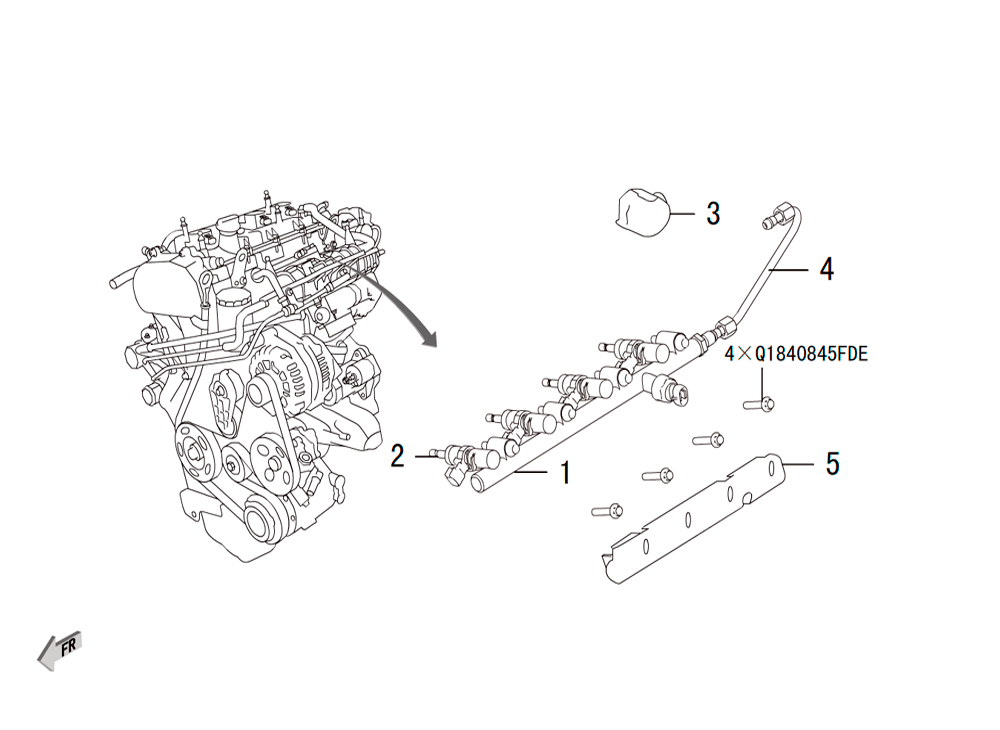 scheme for 4C20 - топливная рампа