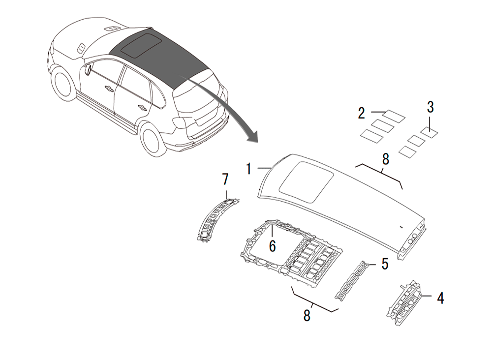 scheme for панели крыши