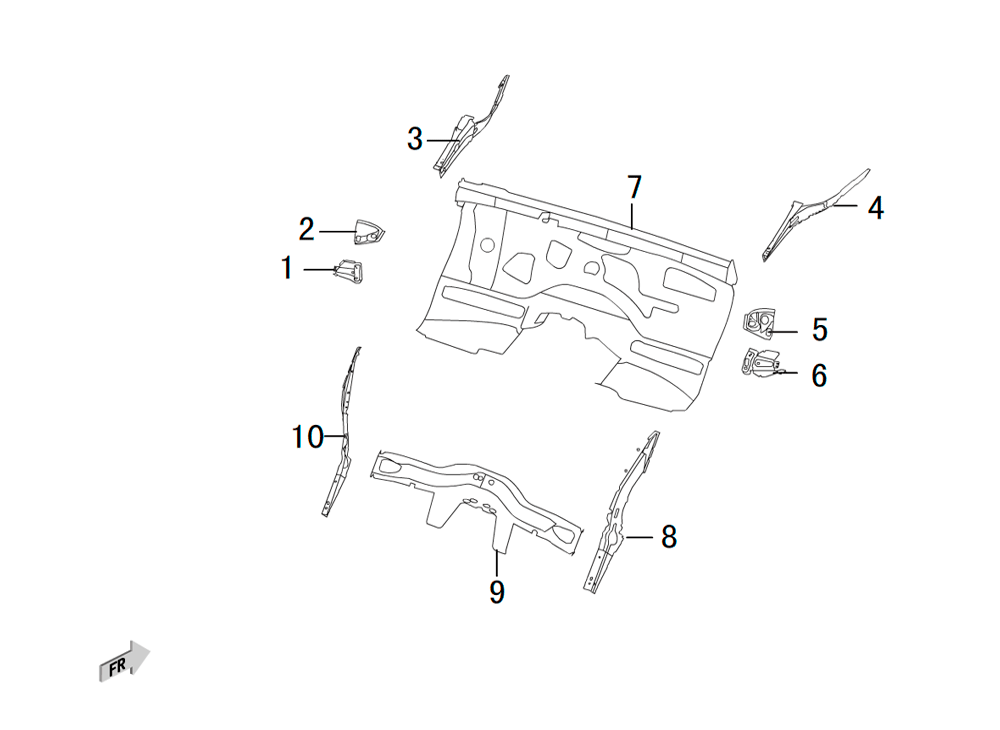scheme for передние штампованные части 3
