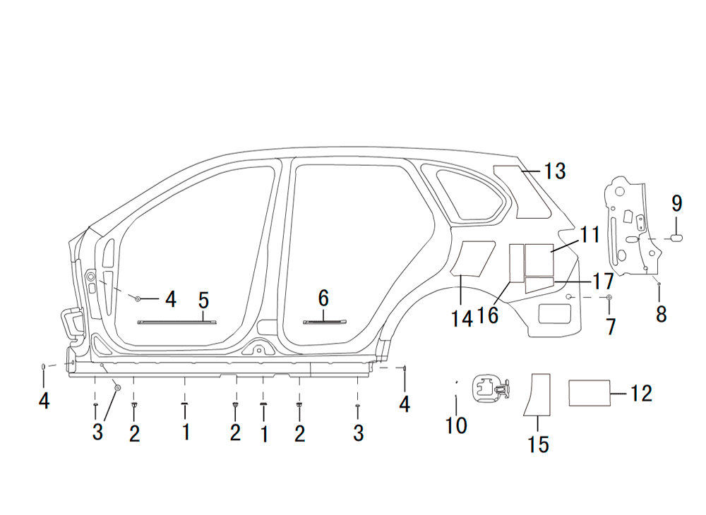 scheme for боковая панель- левая