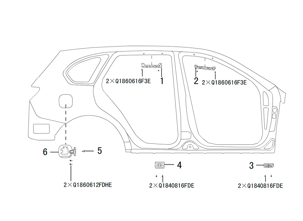 scheme for боковая панель, правая сторона