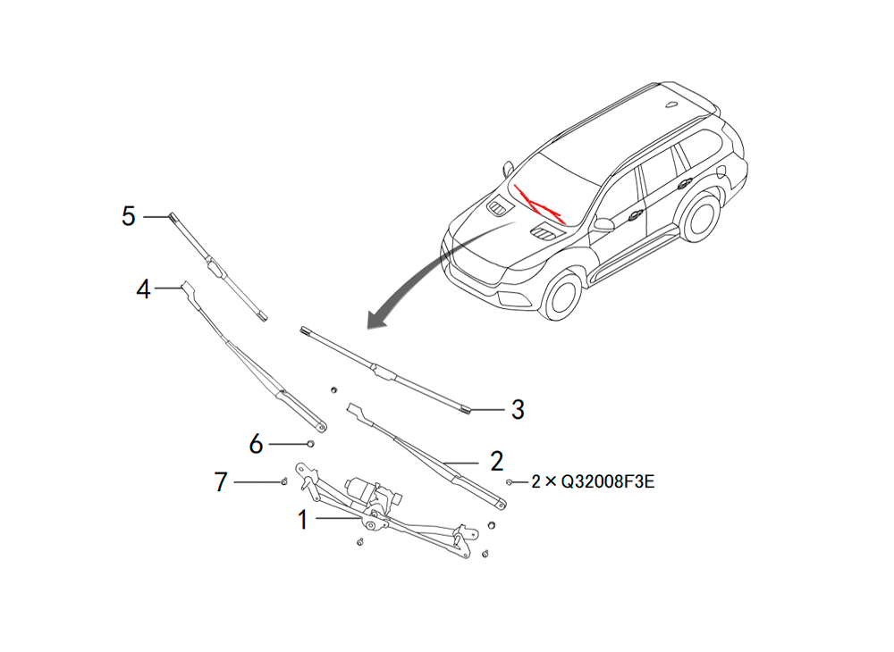 scheme for очиститель ветрового стекла