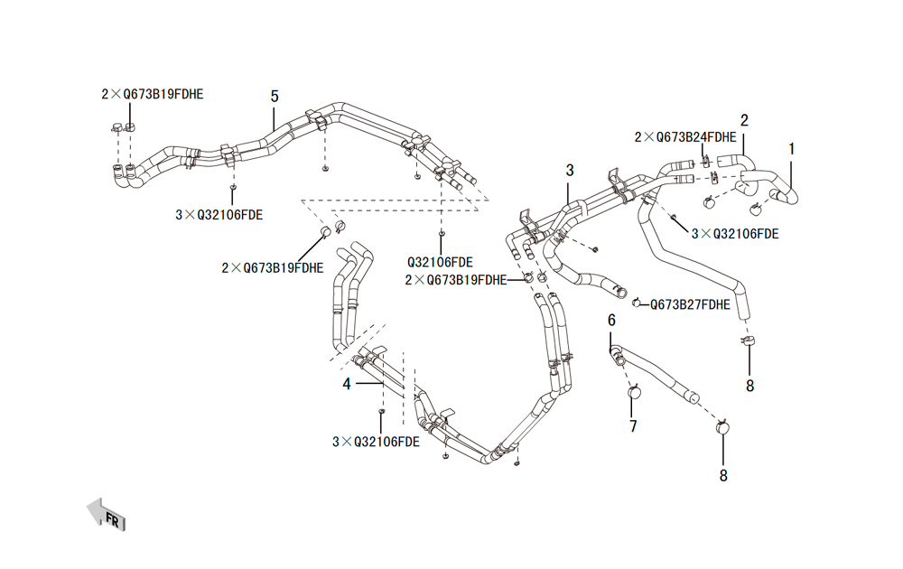scheme for трубопровод кондиционера 2