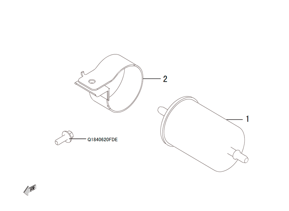 scheme for топливный фильтр