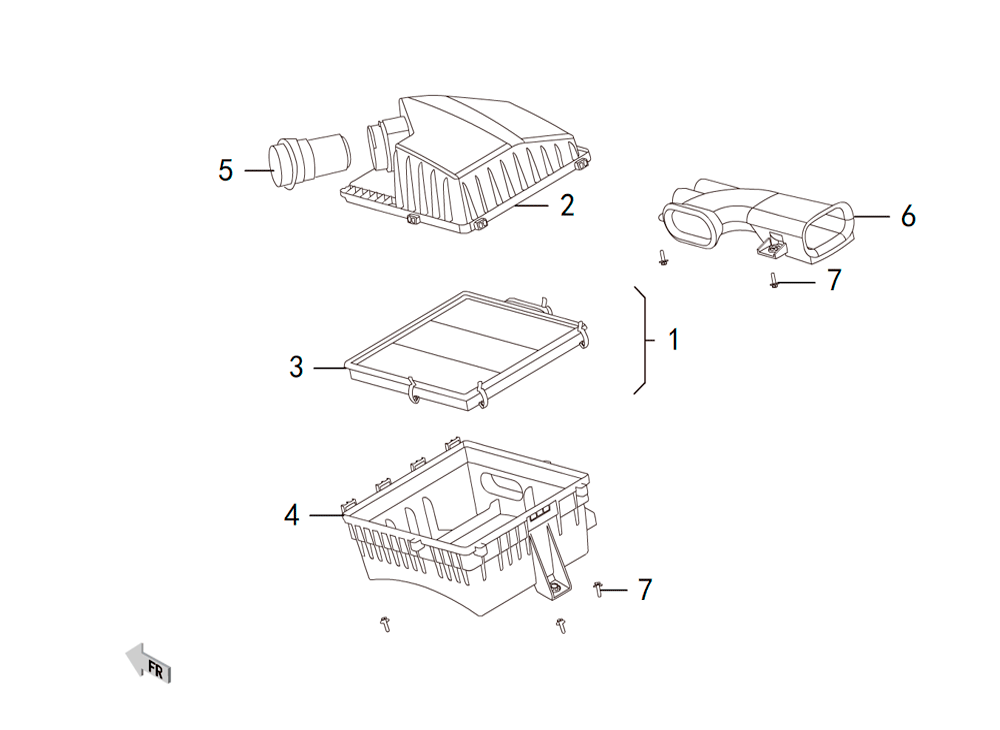 scheme for воздушный фильтр