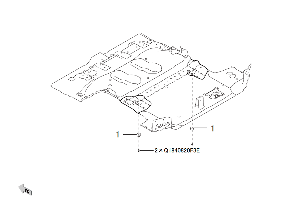 scheme for отбойник кузова