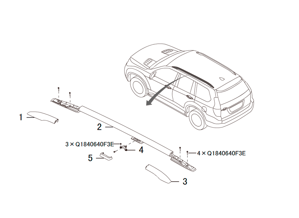 scheme for багажник на крыше
