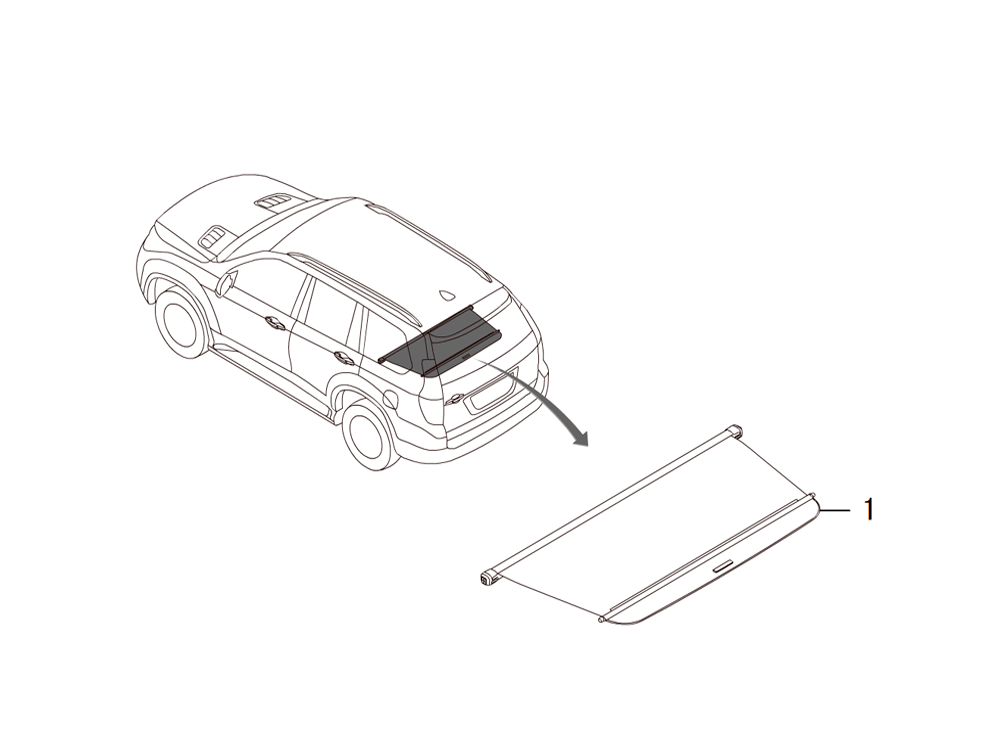 scheme for шторка багажного отсека