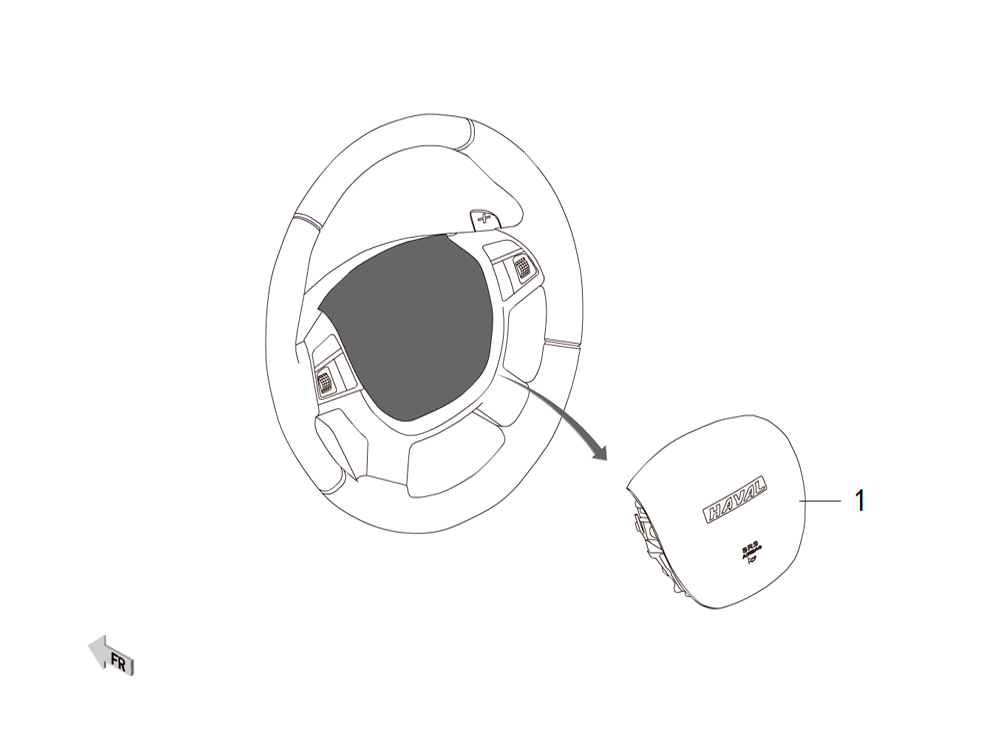 scheme for водительская AIR BAG