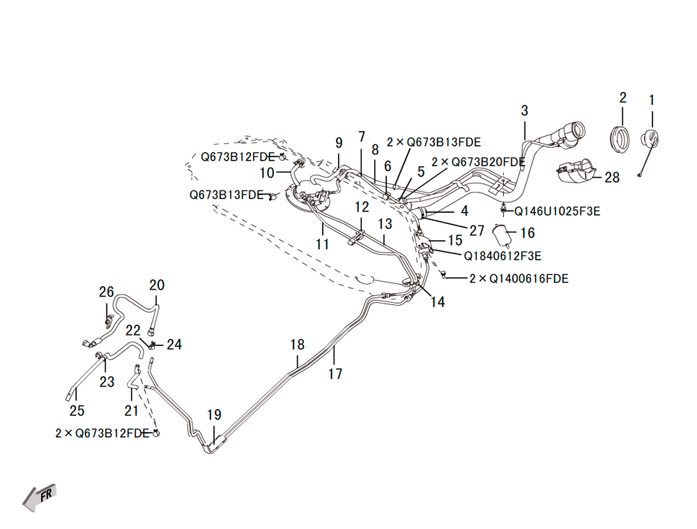 scheme for топливопровод