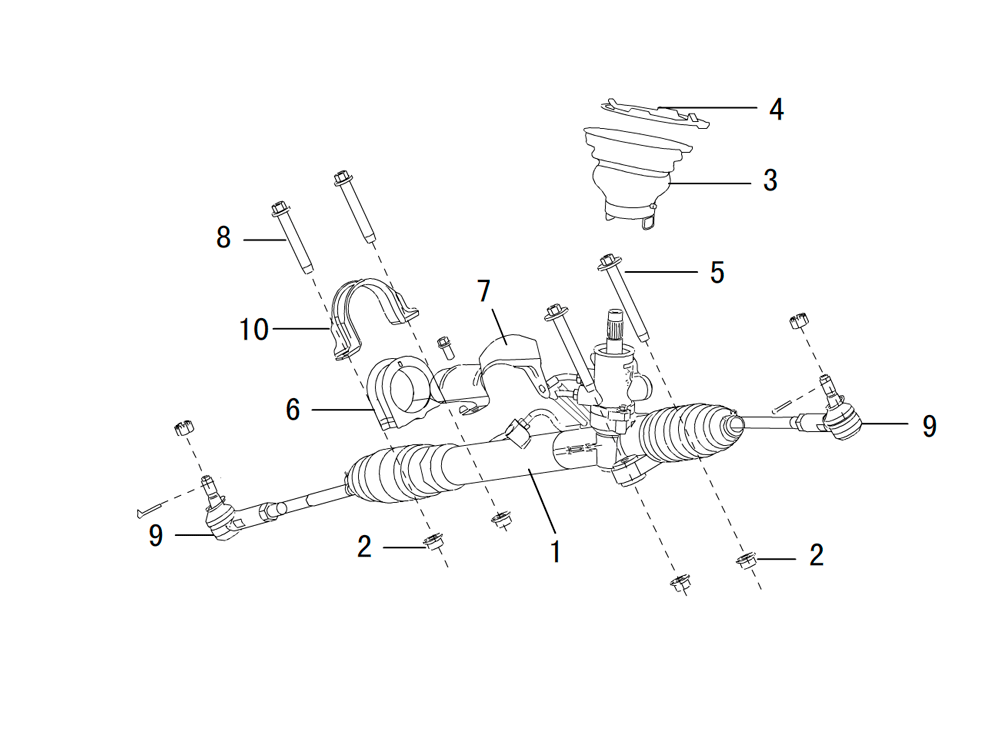 scheme for ВСТРОЕННЫЙ РУЛЕВОЙ ПРИВОД