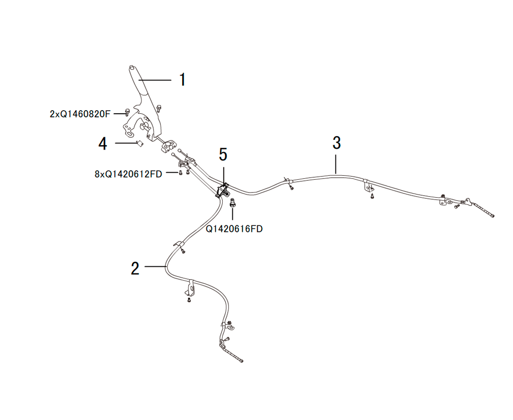 scheme for СИСТЕМА СТОЯНОЧНОГО ТОРМОЗА 1