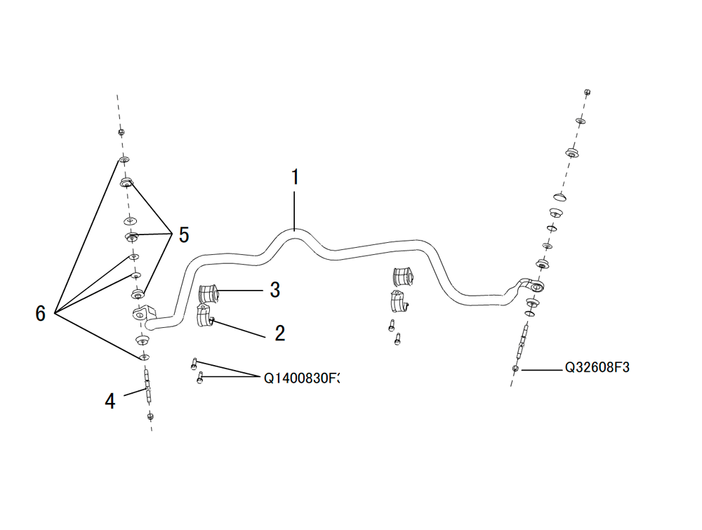scheme for ПЕРЕДНИЙ СТАБИЛИЗАТОР