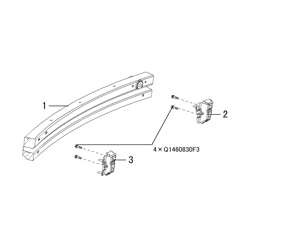 scheme for задняя балка в сборе