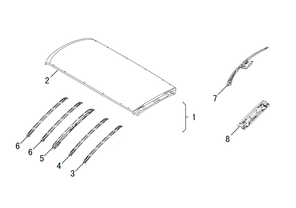 scheme for панели крыши