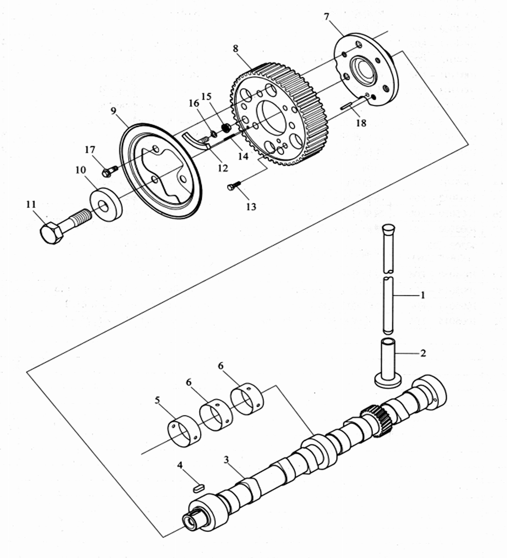 scheme for распредвал