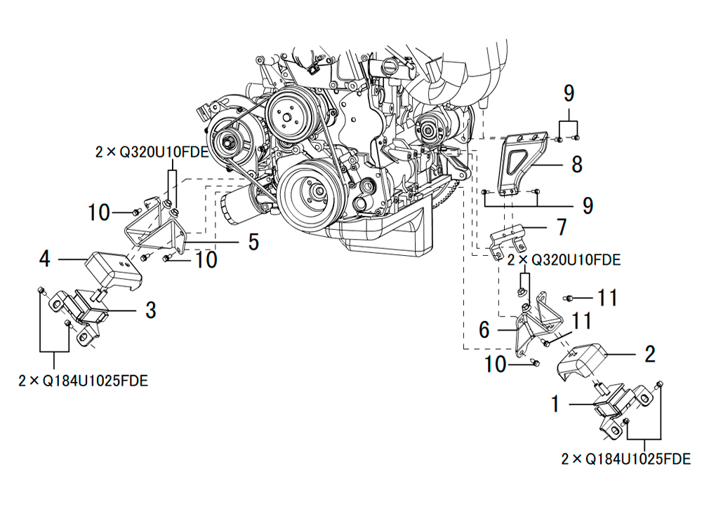 scheme for опоры двигателя (1)
