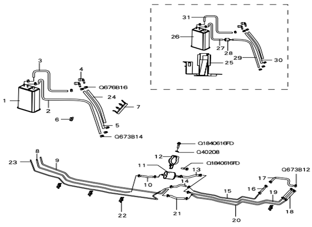 scheme for топливопровод