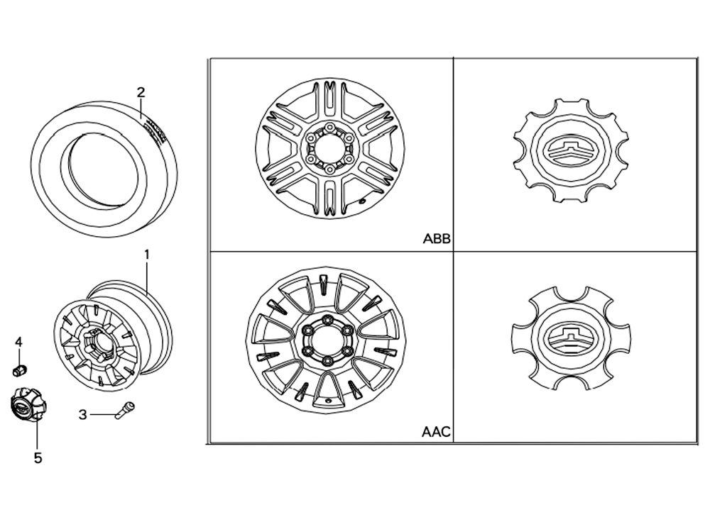 scheme for Колесо в сборе