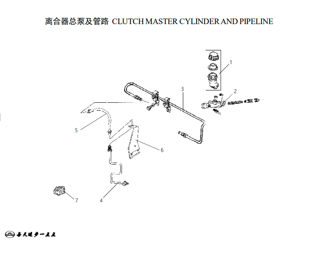 scheme for главный цилиндр сцепления