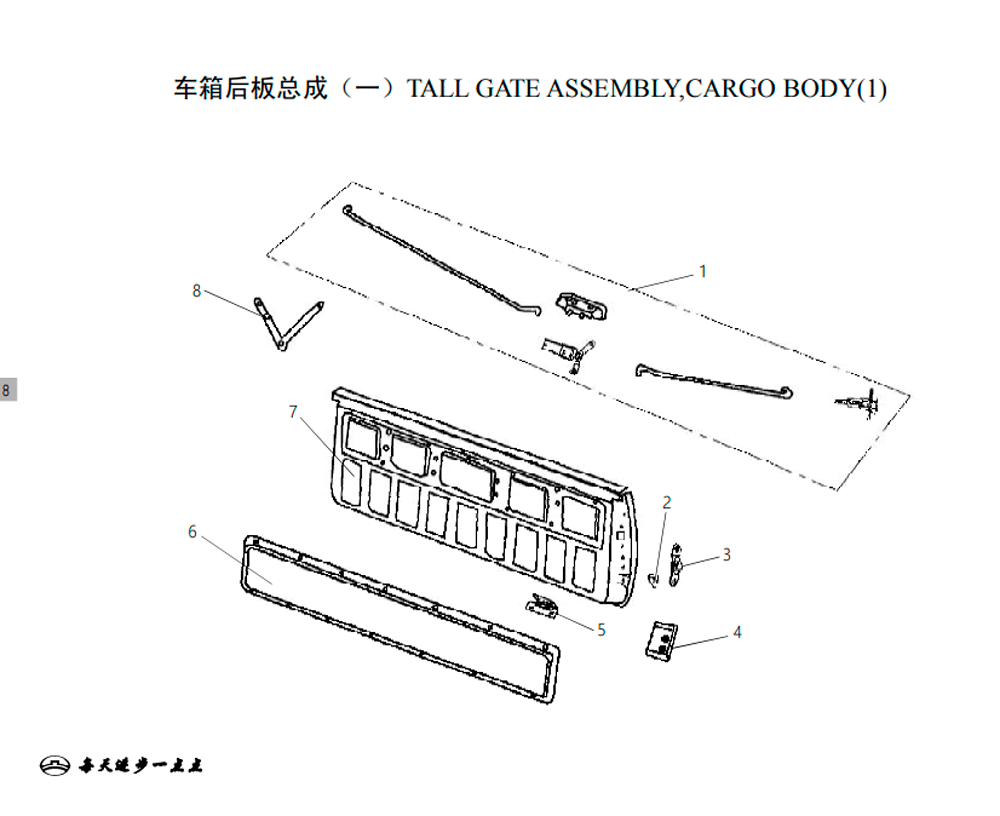 scheme for дверь багажного отсека