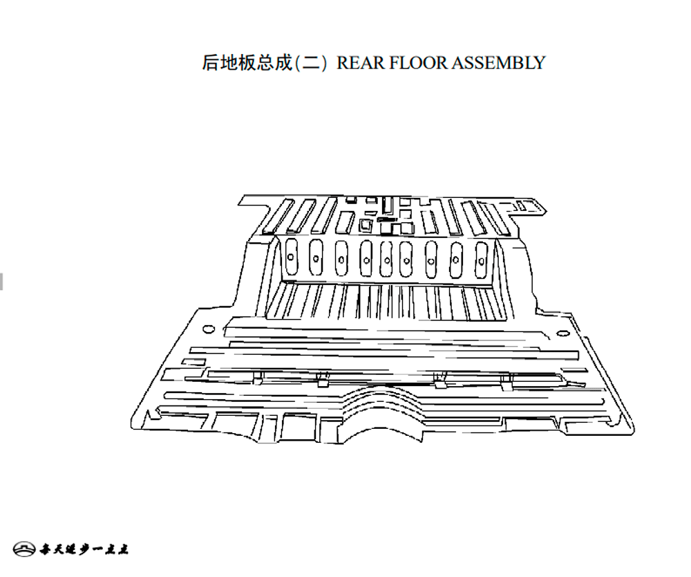 scheme for задняя панель пола