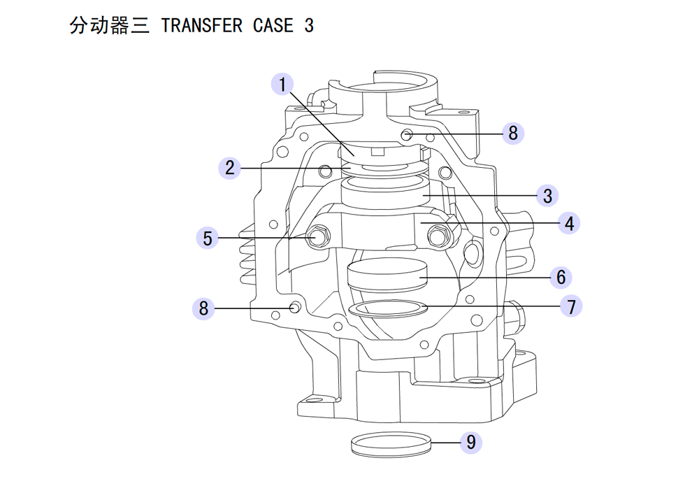 scheme for раздаточная коробка 3