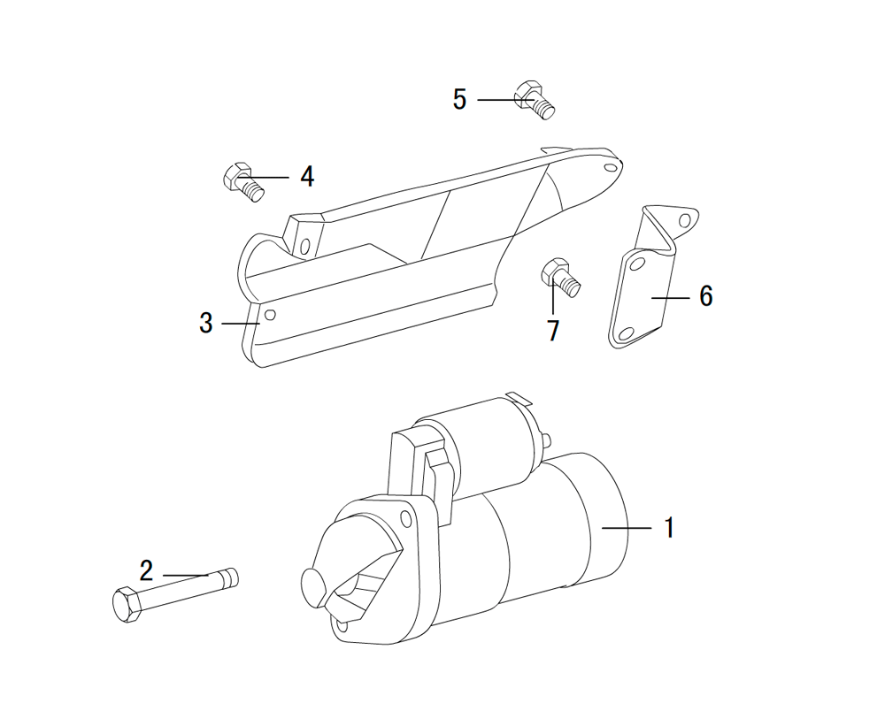scheme for стартер