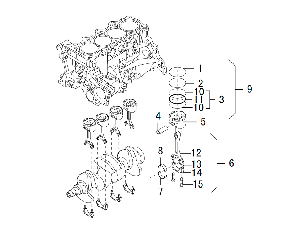 scheme for поршень