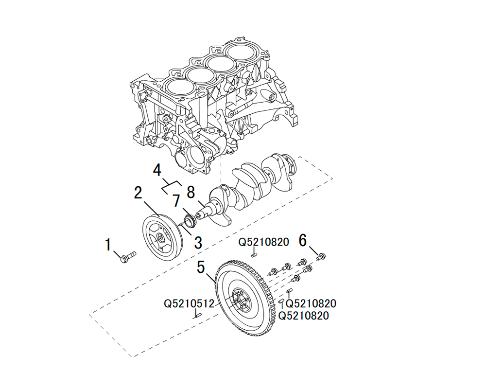 scheme for коленвал