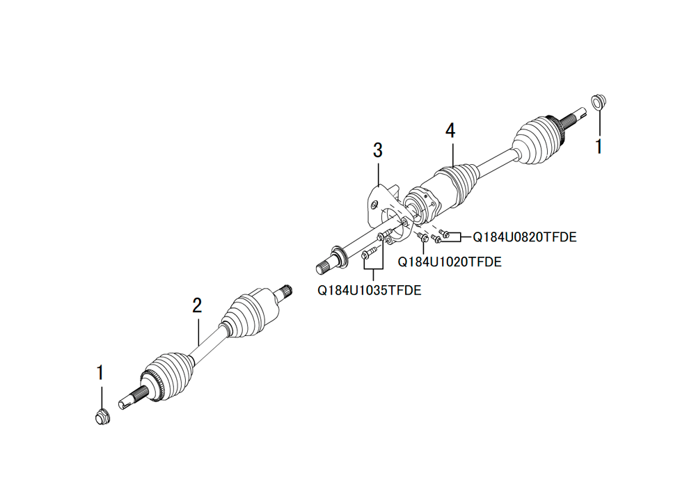 scheme for привод переднего колеса