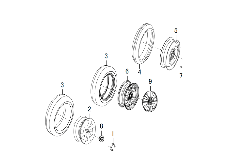 scheme for колесо