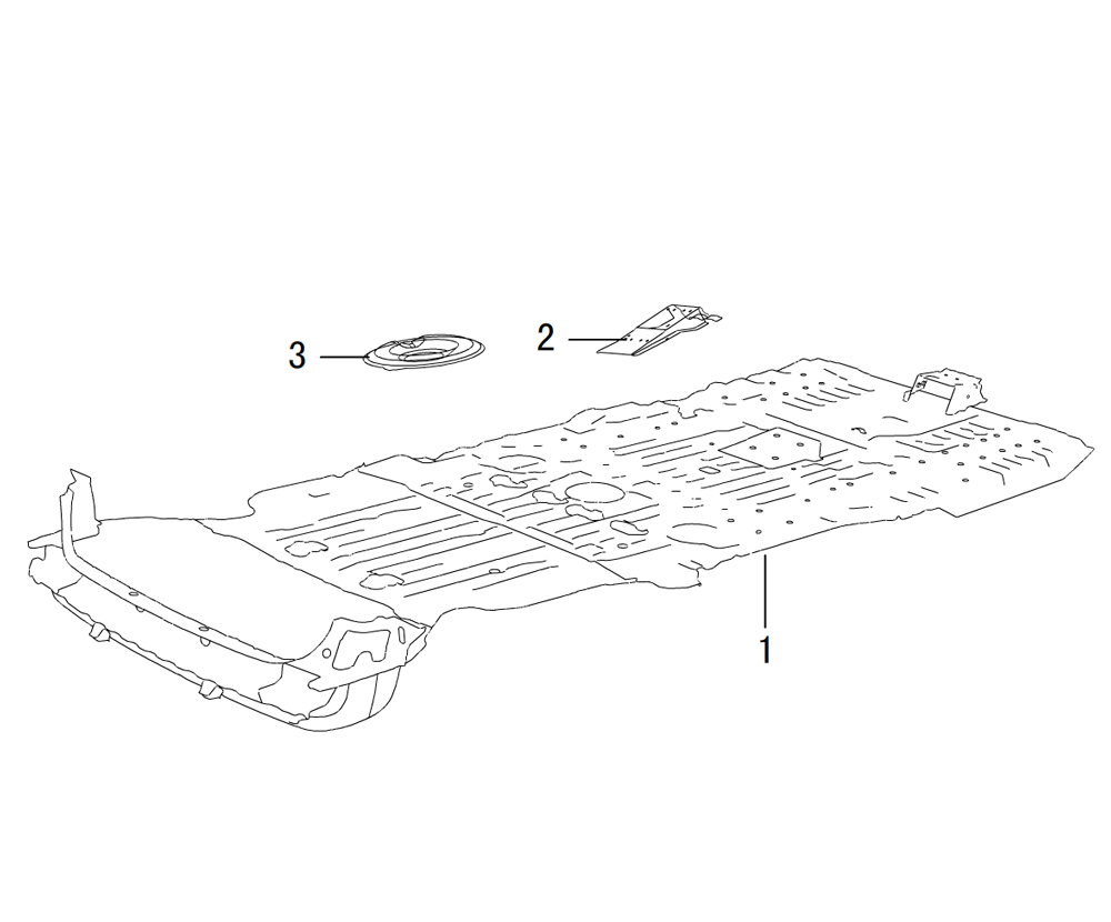 scheme for панель пола, передняя