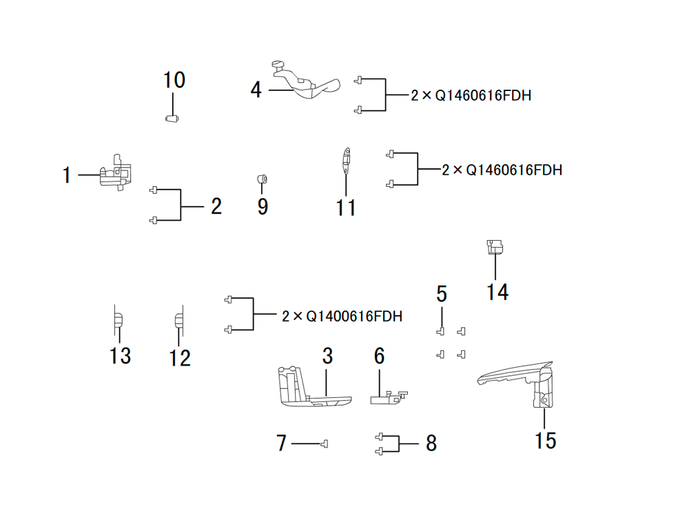 scheme for боковая, скользящая дверь
