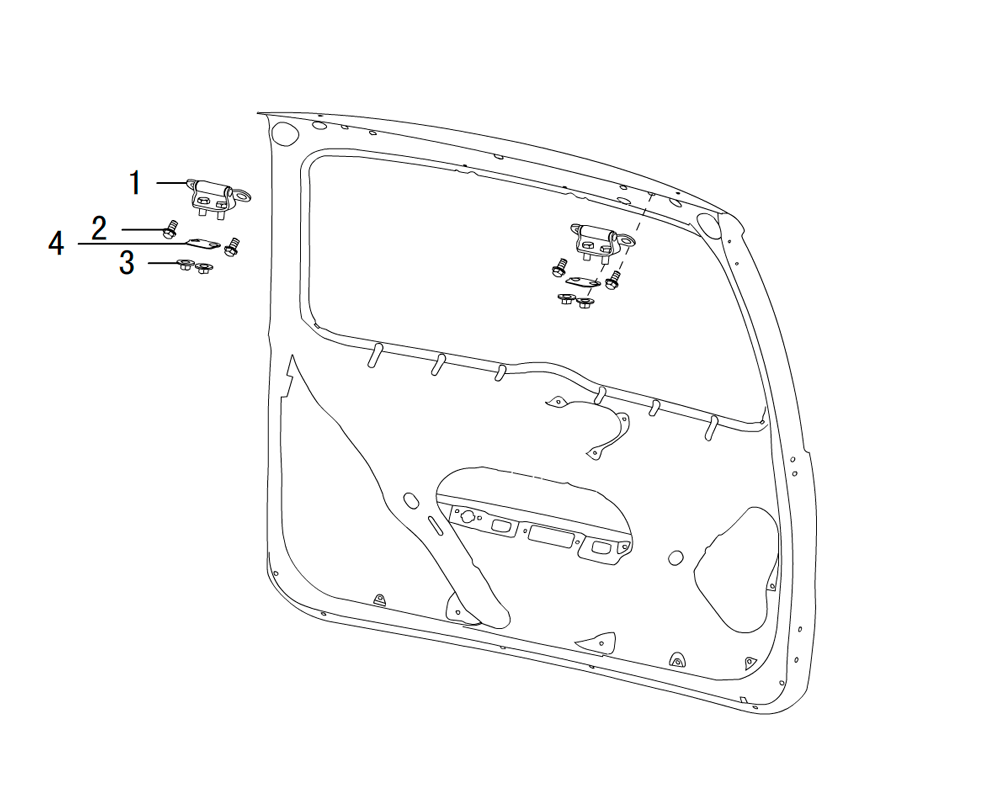 scheme for задняя дверь